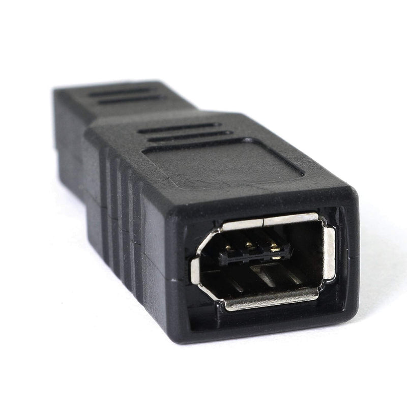 RLECS FireWire IEEE 1394 Type A 400 6 Pin Female to 1394 Type B 800 9 Pin Male Data Transfer Adapter Converter for MacBook Pro, Mac Mini, iMac etc
