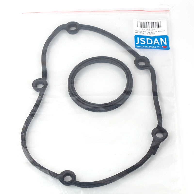 Engine Upper Timing Chain Cover Gasket be Made of ACM Material Compatiable with VW Beetle CC Eos Golf GTI Jetta Passat Tiguan Audi A3 A4 A5 A6 Allroad Q3 Q5 TT 06H103269C, 06H103269G, 06H103269H