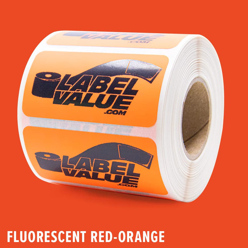 LabelValue.com | Custom Printed 2" x 1" Labels & Stickers, 1 Roll Per Pack