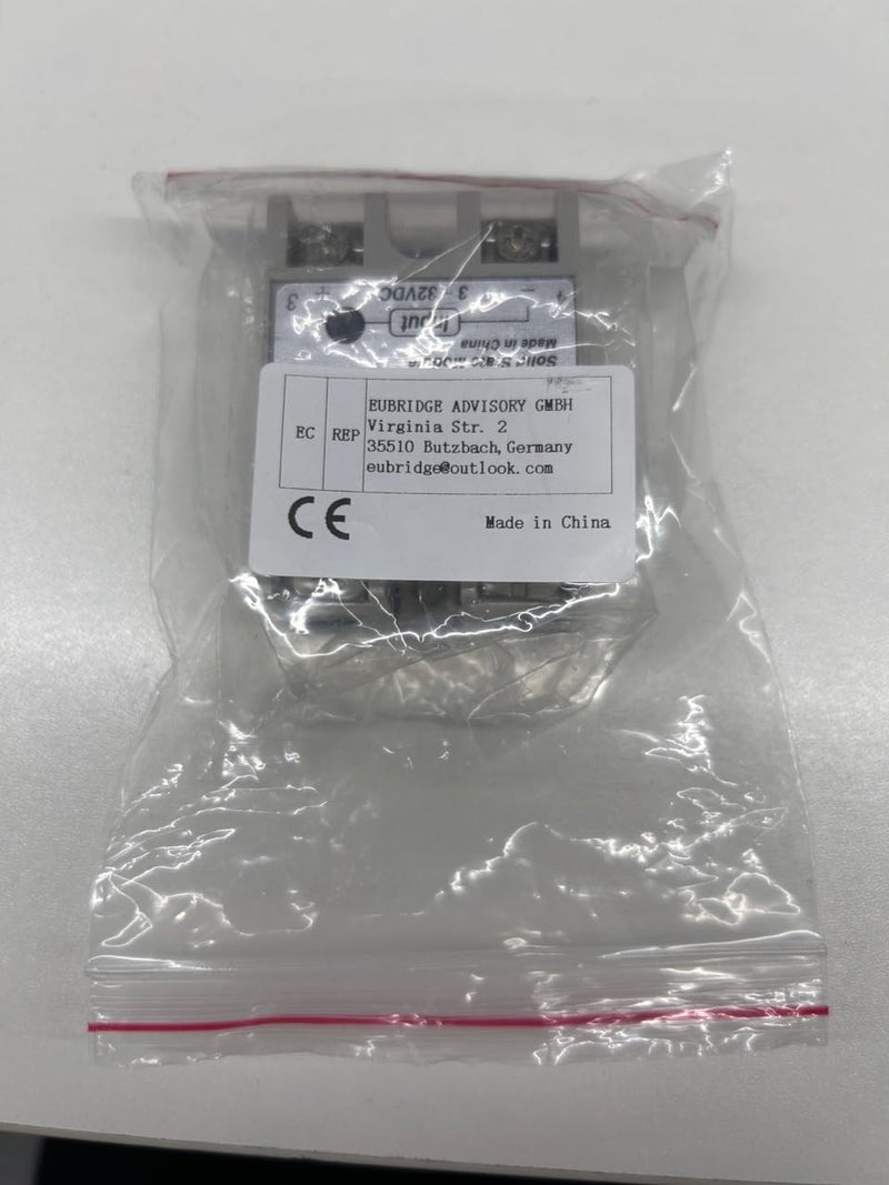 diymore 2PCS Solid State Relay Module with Plastic Cover,SSR-40DA 3-32V DC Input 24-380V AC Output 2PCS 40DA