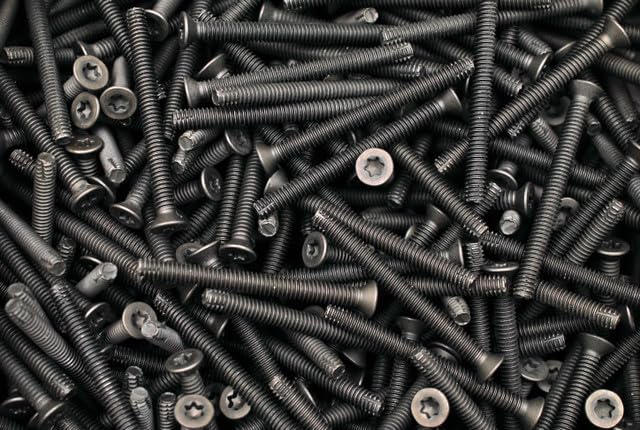 BCP Fasteners 1/4-20 x 2-1/2" Flat Head Trailer Deck Screws, 100 Pack
