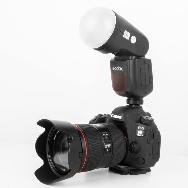 Godox AK-R11 Dome Diffuser Compatible with Godox H200R Round Flash Head, V1 V1pro V100 Round Head Flash, AD200 Pro, AD200