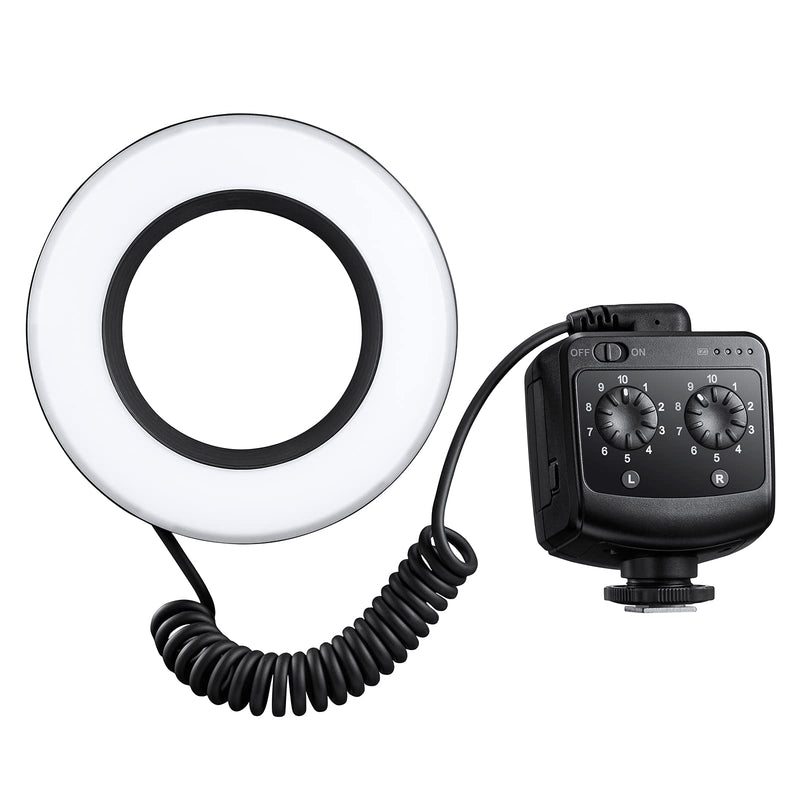 Godox Ring 72 Macro LED Ring Light with 8 Lens Adapter Rings for Canon Nikon Pentax Olympus DSLR Cameras