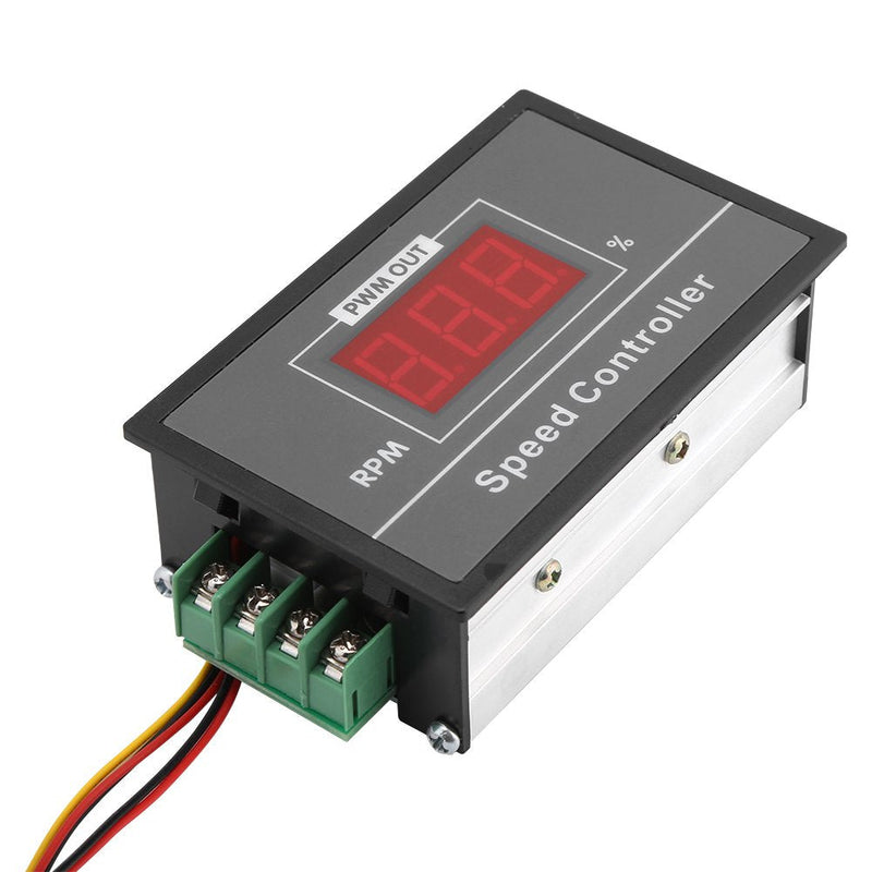 Motor Speed Controller with Start Stop Switch DC 6-60V 12V 24V 36V 48V 30A PWM DC Stepless Controller (PWM) Speed Adjustable