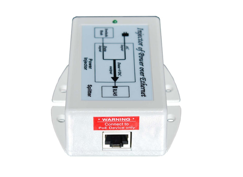Tycon Systems TP-POE-18G 24W Gigabit POE Power Inserter - US Power Cord, 18V