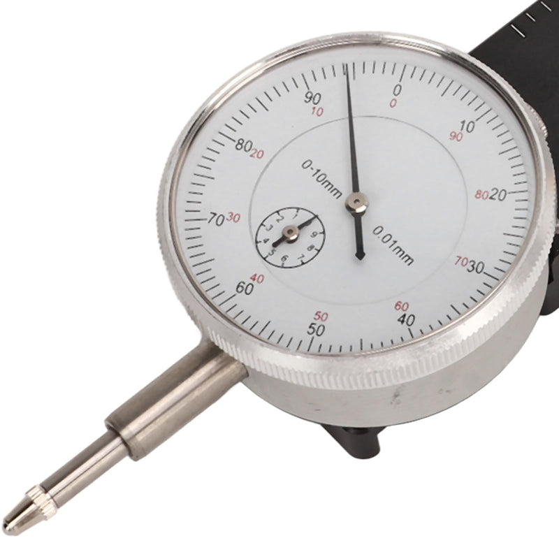 Table saw dial indicator, table saw measuring device for aligning and calibrating workshop machines