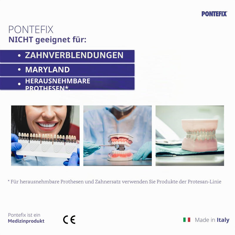 Dental Tooth Cement - Attaches Bridges, Crowns and Pin Teeth, Do It Yourself
