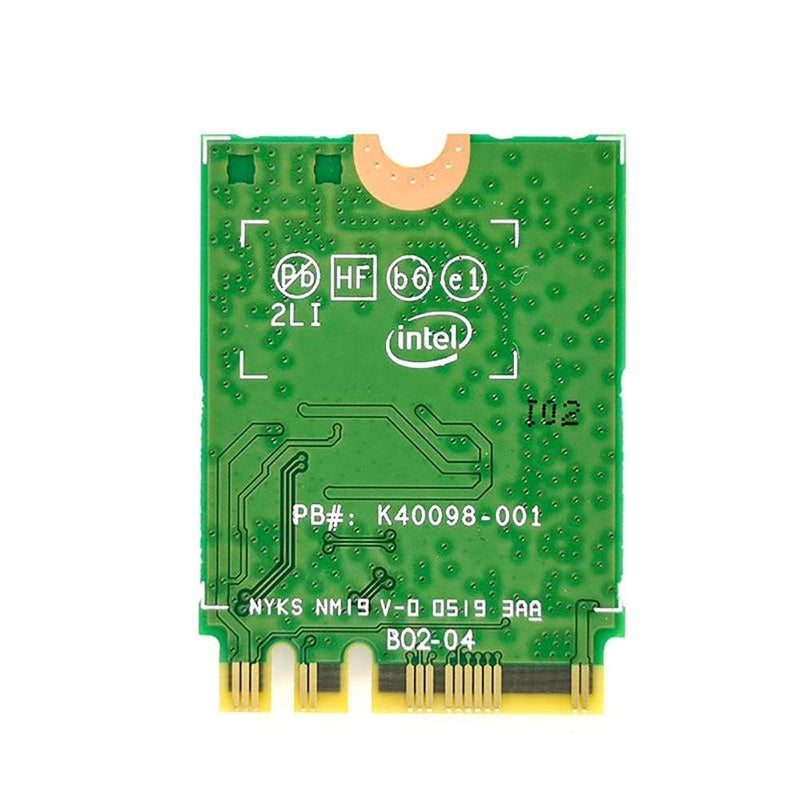 Dual Band Wireless AX200NGW for Intel AX200 WiFi 6 Adapter 2.4GHz 574Mbps/5GHz 2.4Gbps 802.11AX Network Card Supports Bluetooth 5.0 Wireless Network Adapter Wi-Fi 6 M.2 PCIe