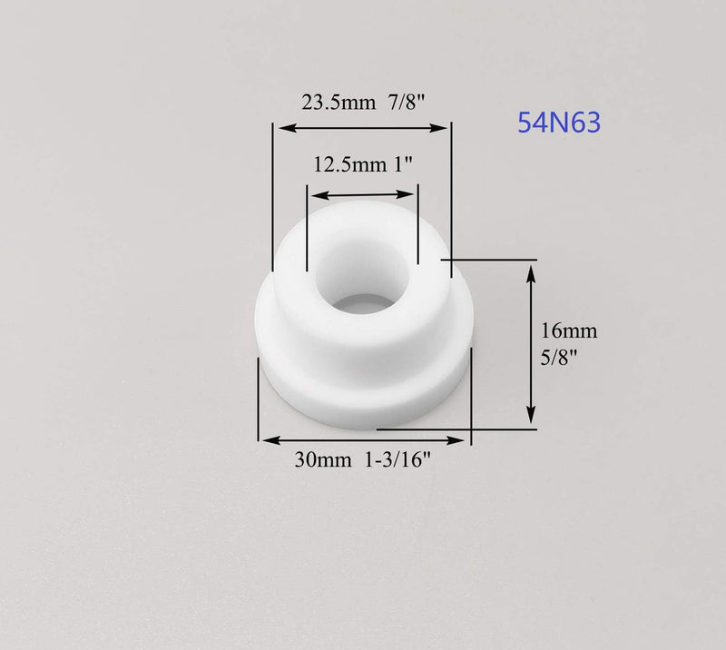 RIVERWELD TIG Gas Lens Collet Bodies Jumbo Large Diameter 45V116 1/16", 45V64 3/32, 995795 1/8", 45V63 5/32" Alumina Nozzle Ceramic Cup 57N 53N series for SR WP 17 18 26 TIG Welding Torch 14pcs Assorted Size 14pcs