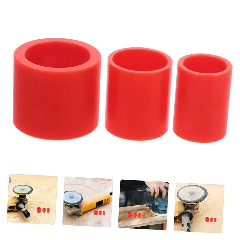 GLEAVI Plastic Reducing Bushing Adaptor, Pack of 3, 25.40/19.00/16.00 to 12.70 mm Wheel Conversion Adapter for Table Sanding Discs, Sanders, Metal and Woodworking