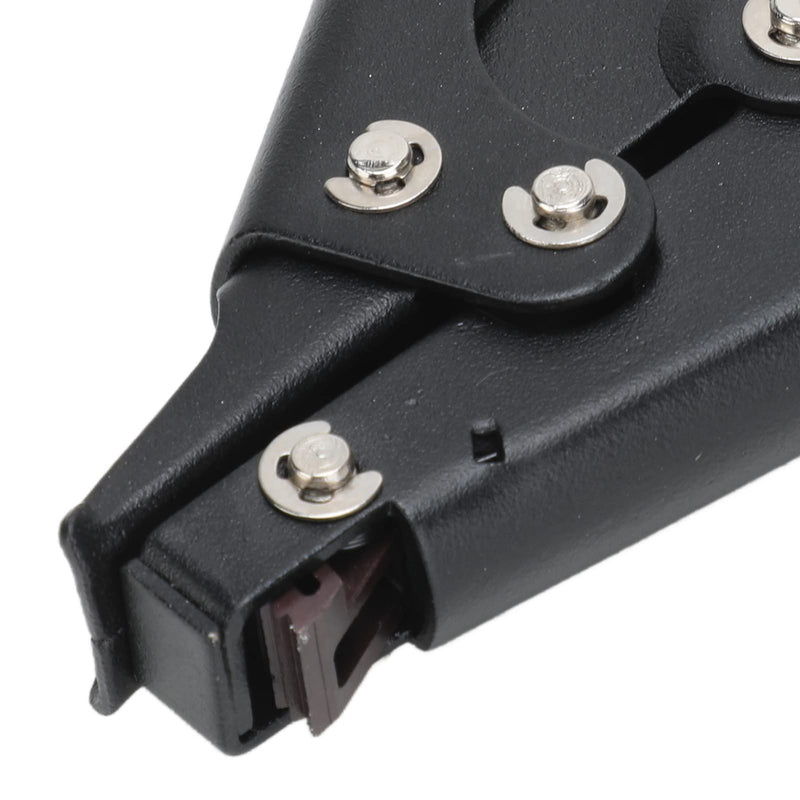 Fdit Cable Tie Gun, Adjustable Tension Flush Cut Zip Tie Fastening Tool Wear for Tensioning and Cutting (Black)