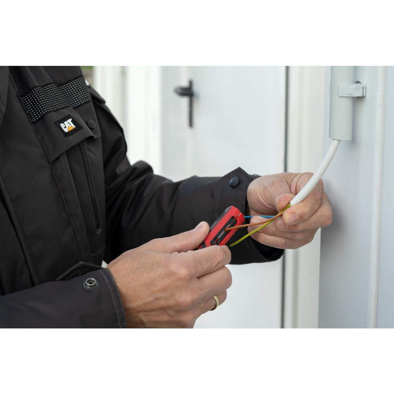 UNITEC cable stripper for round and longitudinal cutting | for round cables with a diameter of Ø 8-13mm | Suitable for coaxial cables RG59 and RG6
