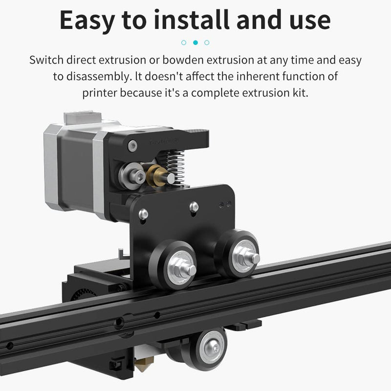 Creality Original Ender 3 Direct Drive Upgrade Kit, Comes with 42-40 Stepper Motor Hotend Kit, 1.75mm Direct Drive Extruder Fan and Cables Support Flexible TPU Filament Ender 3 Series Direct Drive