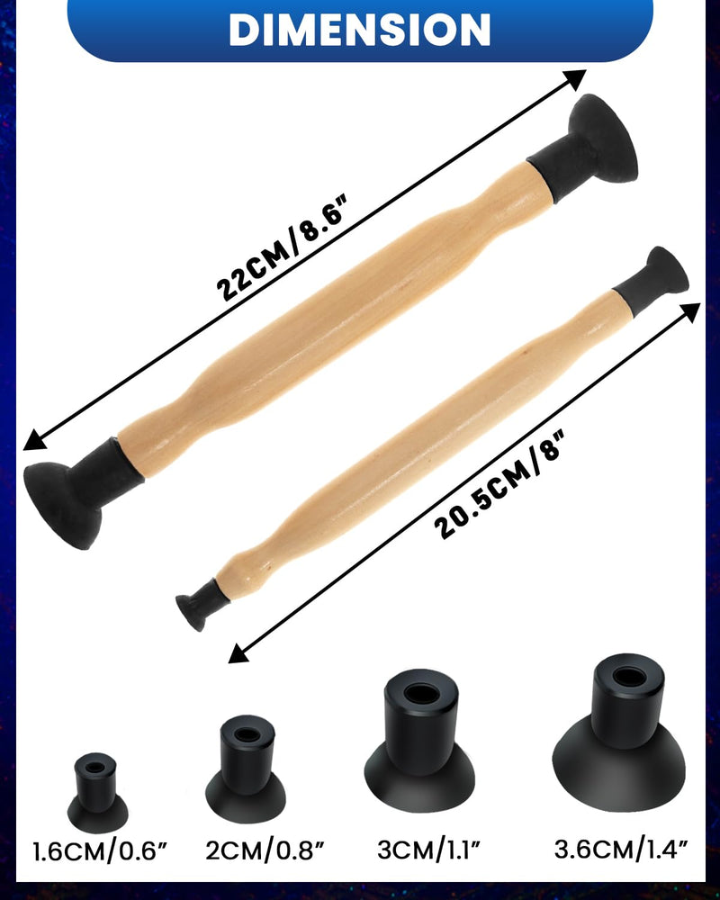 Valve Lapping Tool with 4 Suction Plates Double Ended Value Lapping Kit for Vehicle Oil Systems Maintenance and Repair