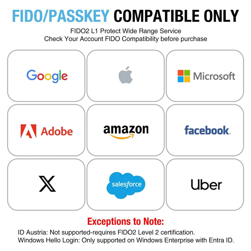 Thetis Nano-C FIDO2 Security Key Hardware Passkey Device with USB Type C, TOTP/HOTP, FIDO2.0 Two Factor Authentication 2FA MFA, Works with Windows/mac/iOS/Android/Linux/Gmail/Facebook/GitHub/Coinbase