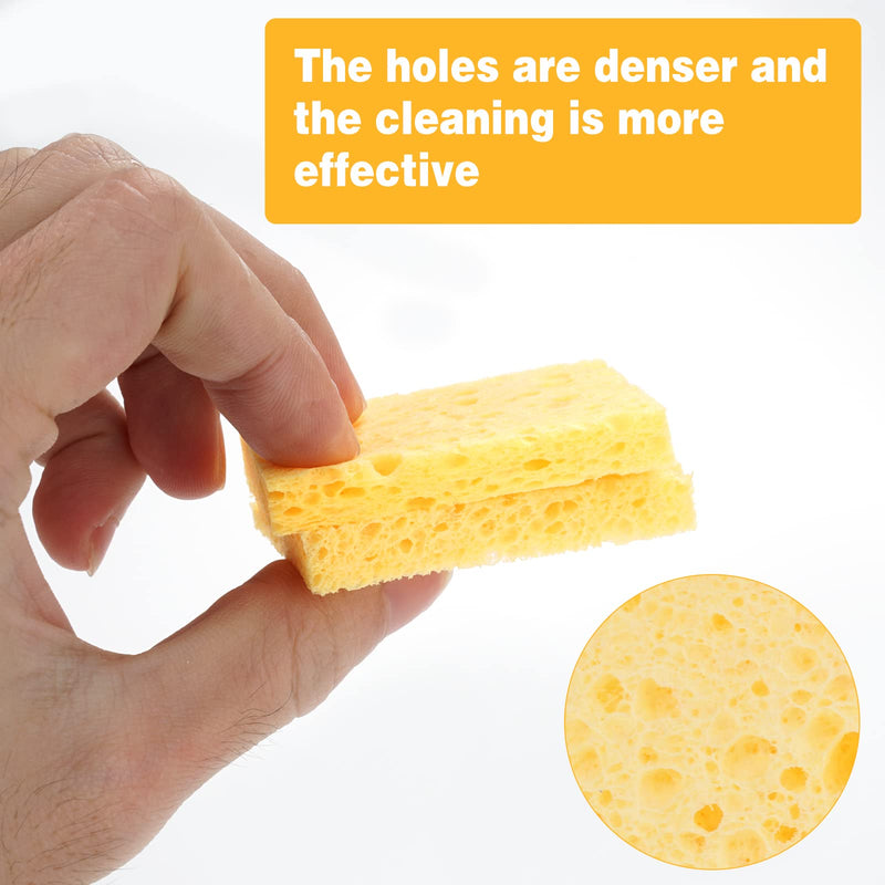 Cleaning Sponge Replacement Sponge Industrial Sponges Soldering Iron Soldering Sponge for Soldering Stations Cleaning Wire Scrubber Soldering Sponge Soldering Iron Cleaning Sponge for Workbenches and Workshops 30PCS