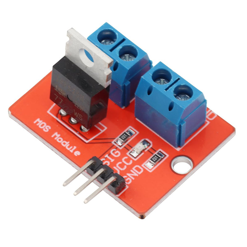 MOSFET Driver Module IRF520 Mos Tube Field Effect Tube Pack of 3 | Single chip drive module PWM output driver board module 0-24V for Arduino MCU ARM