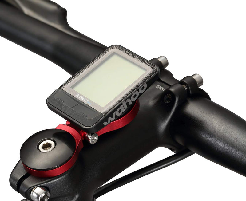 Adjustable Out Front Combo Computer Mount,Bicycle Extended Mount，Bike Stem Top Cap Mount for Wahoo Elemnt,Elemnt Bolt,Elemnt Mini,Sport Action Camera and Bike Lights (Stem-Adjustable-Black) Stem-Adjustable-Black