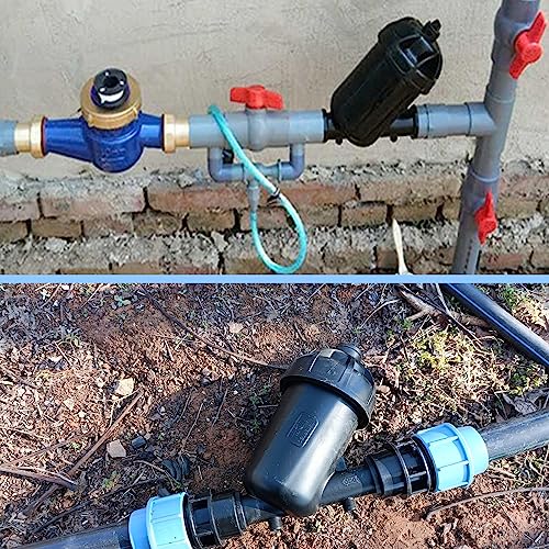 Irrigation Y Strainer, Disc Filter - 88 GPM, 120 Mesh,1-1/2" NPT 1-1/2 inches