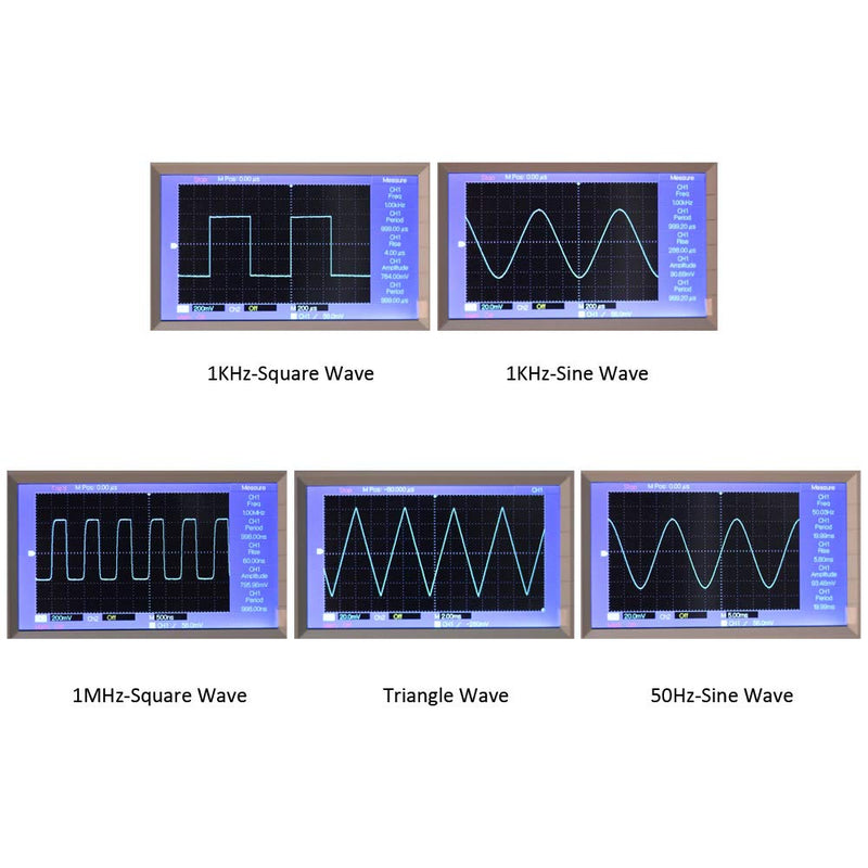 Weytoll XR2206 Signal Generator Function Generator Kit Sine/Triangle/Square Output 1 Hz-1 MHz Adjustable Frequency Amplitude (DIY Kit Finished Product) Finished product