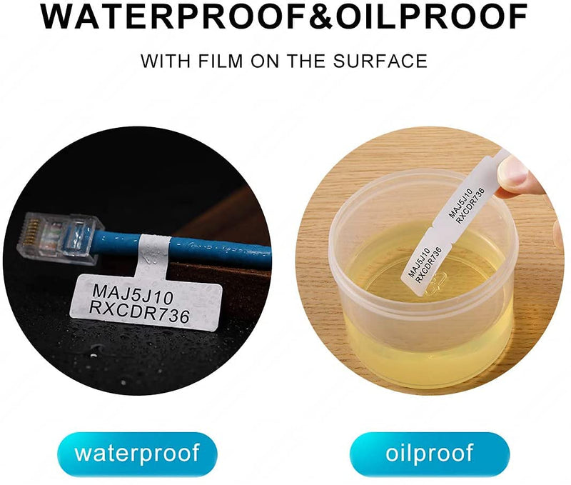 [Australia - AusPower] - Label Paper for Niimbot Printer, Thermal Label Sticker ro Niimbot B21 Label Printer (50*30mm-6 Rolls) 50*30mm-6 rolls 