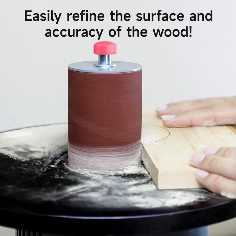 Shineboc 12 pieces 114mm sanding sleeves for eccentric sanding, grit 240, 2 x Ø 13-19-25-38-51-76 mm