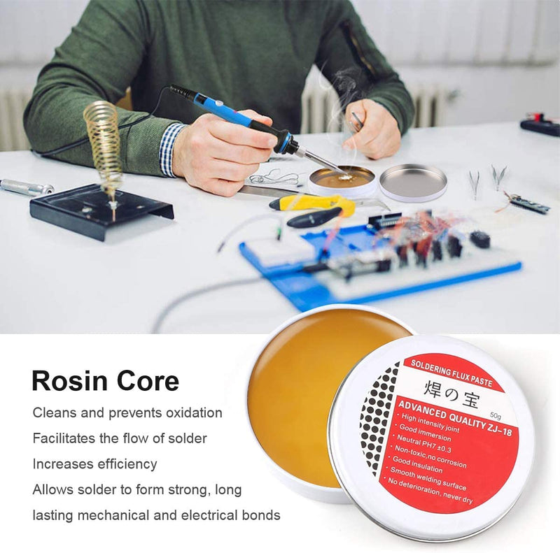 50g solder paste, soldering flux tin paste, solder wick, no clean formulation (lead free)