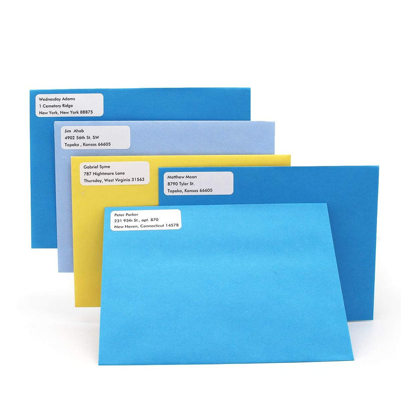 ChromaLabel 0.75 x 2.25 Inch Printable Address Labels for Laser & Inkjet Printers, 825/Pack, 25 Sheets 3/4" X 2.25"