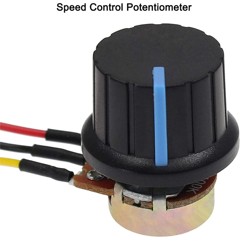 Greluma 1PC DC 6-60V 12V 24V 36V 48V 30A Adjustable PWM Motor Speed Controller Digital Display DC Motor Control Regulator with Start Stop Switch DC motor speed controller 2-1
