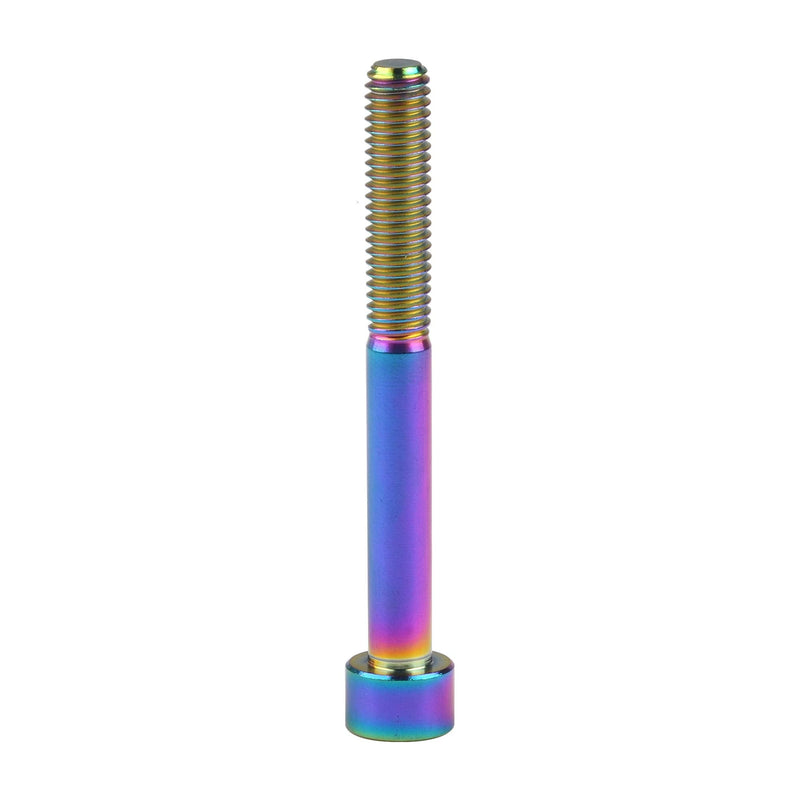 Titanium Ti M6x10 15 18 20 25 30 35 40 45 50 55 60 65mm Socket Allen Hex Bolt Pack of 4 (M6x65mm, Ranibow) M6x65mm
