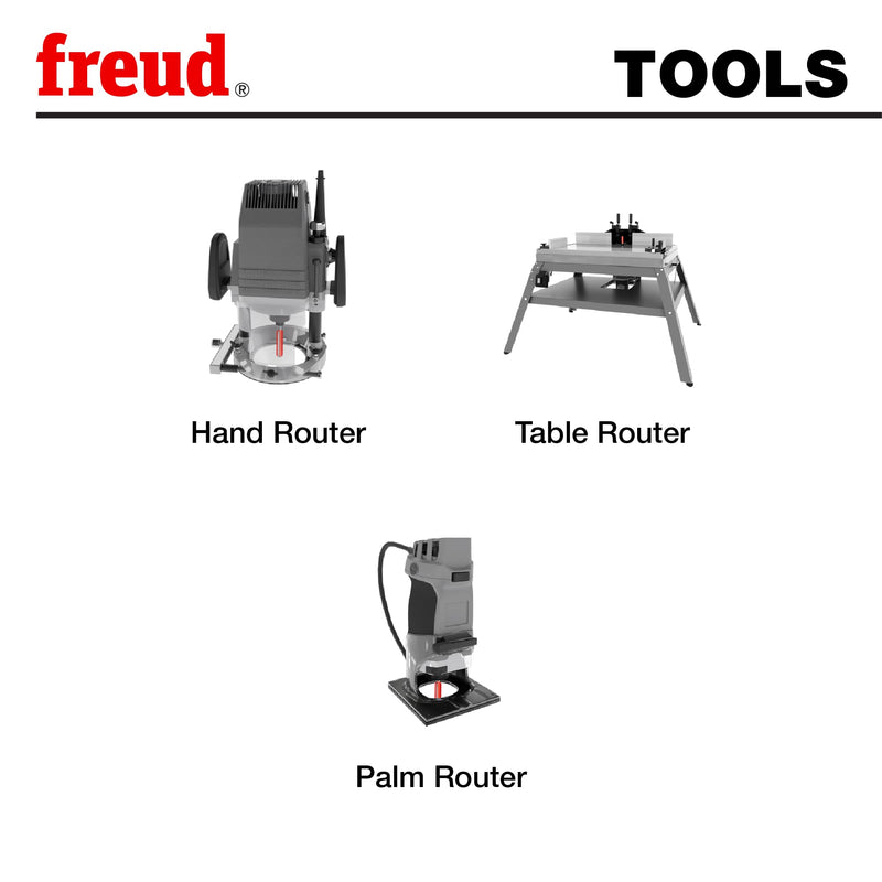 Freud 19-506: 1/4" Radius Dish Carving Bit with 1/4" Shank