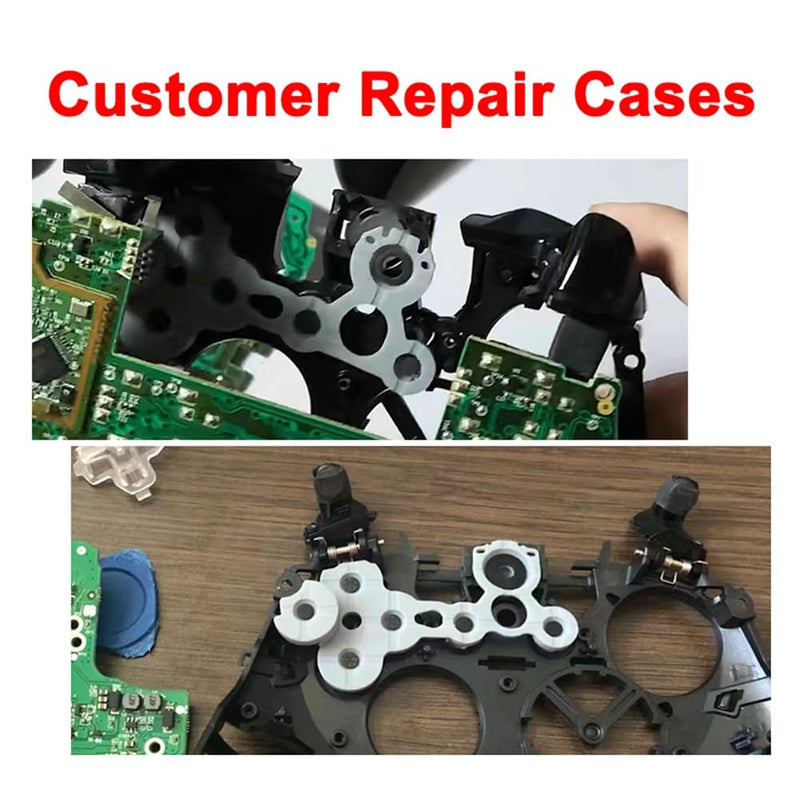 1 Set Silicone Conductive Rubber Pads Replacement for Xbox One/Xbox Elite 1 Controller(Model 1697/1698) Parts for Adhesive Button Changing Keypad Repair Replacement Part Tool Kit(One) XboxOne-RubberPads-1set