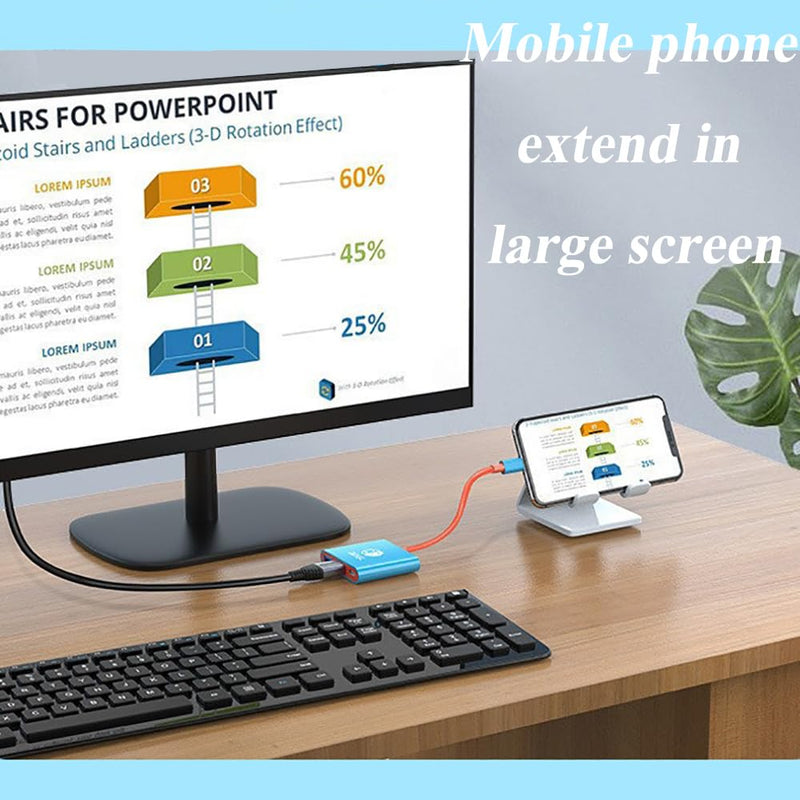 Type C Switch Docking Station for Nintendo Switch, 100W Fast Charging Dock Station, 4K@60Hz USB C to HDMI Adapter for Steam Deck/MacBook/Laptop, TV Adapter Compatible with Nintendo