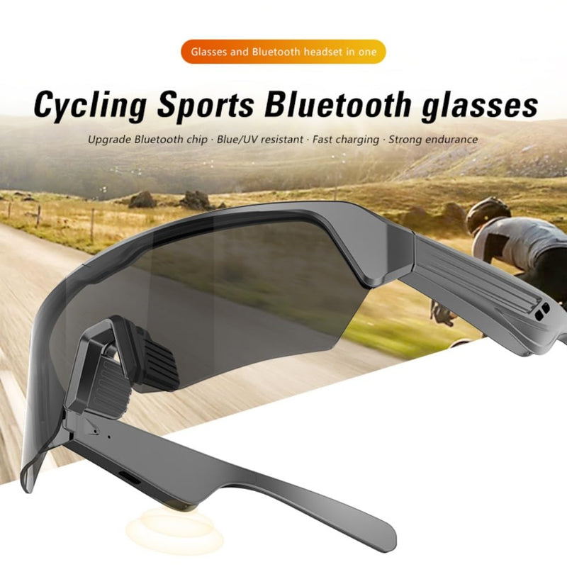 Smart Sunglasses UV Protection, Bluetooth Sunglasses for Men Smart Glasses for Women, Hands-Free Calling Gray