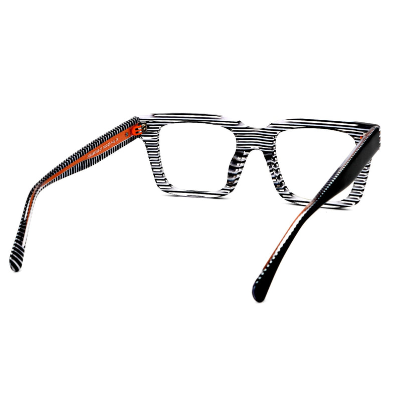 Zeelool Blue Blocking Glasses for Women Chic Fashion Rectangle Eyeglasses Frames Full Eyewear Glasses Anti UV Black Clear Lens