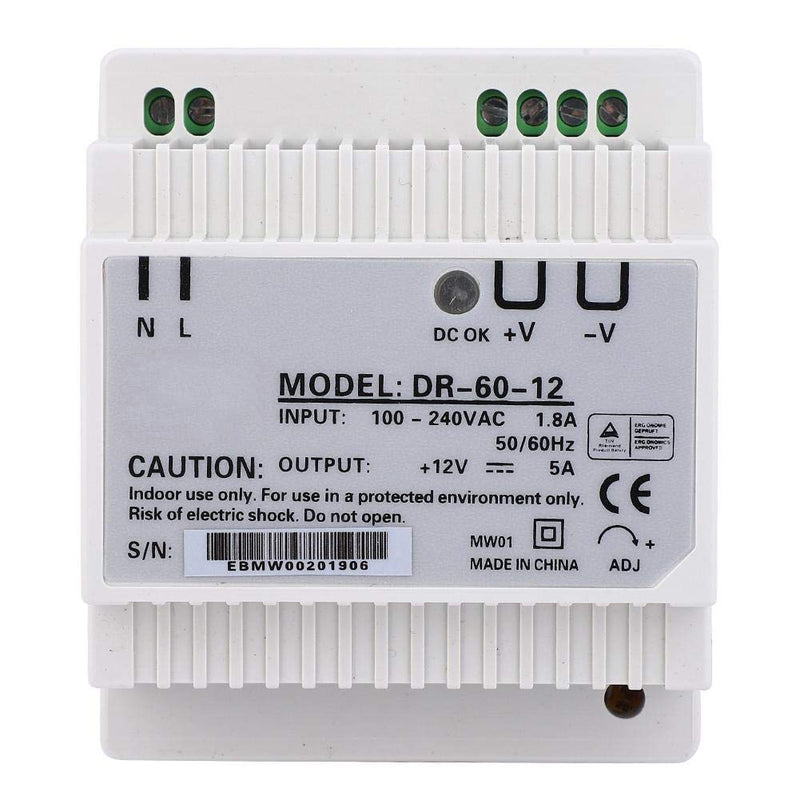 DR 60-12 AC/DC 60W 100-240V transformer DIN rail power supply industrial power supplies PWM control with one output high-precision DIN rail (DR 60-12) DR-60-12