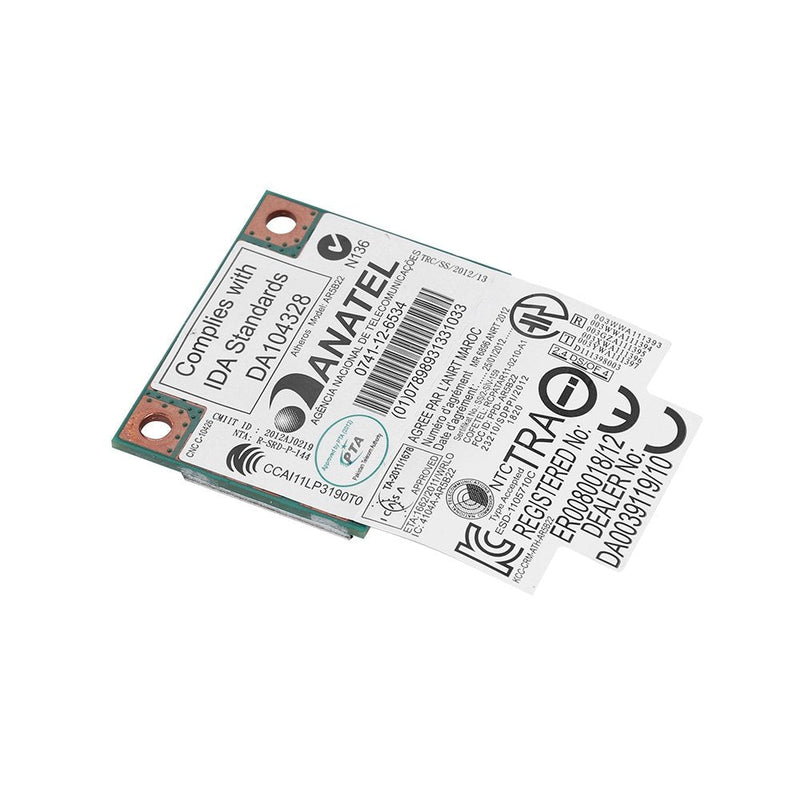 Card Network AR5B22, Dual Band Wirless Mini PCI-E 802.11N WLAN Card, 300M Card 4.0 Combo 2.4 & 5Ghz