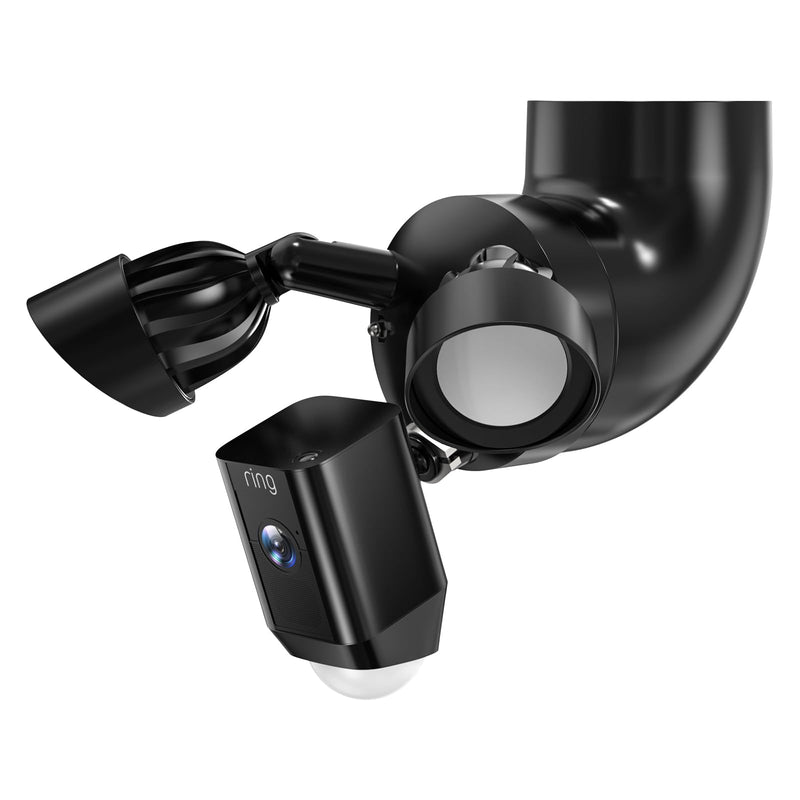 Eave Mount for Ring Floodlight Cam Wired Plus/Pro, Blink Wired Floodlight Camera, Ring Smart Lighting Floodlight Wired, Wyze Floodlight Camera v2/Pro, and Roku Floodlight Camera - Black
