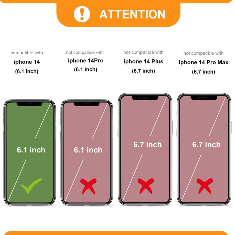 Bocasal Detachable Wallet Case for iPhone 14 RFID Blocking Card Slots Holder Premium PU Leather Magnetic Kickstand Shockproof Wrist Strap Removable Flip Protective Cover 5G 6.1 inch (Brown) Brown