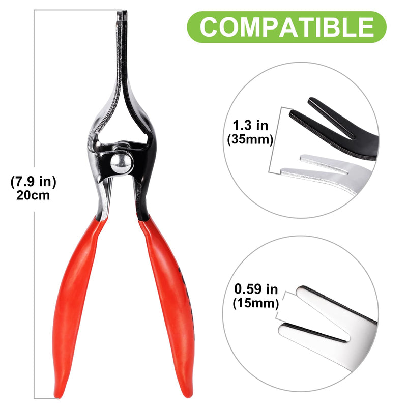 Toolwiz Automobile Hose Removal Pliers, Auto Fuel, and Vacuum Line Tube Hose Remover Pliers, Separator Pliers Pipe Repairing Tool, Hose Remover for Marine, Oil, Water Hoses