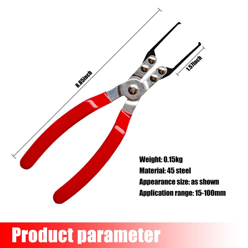 Pack-1 Car Relay Disassembly and Assembly Clamp, Multifunctional Car Puller Plier, Car Relay Disassembly Clamp Relay Extraction Pliers (Red)