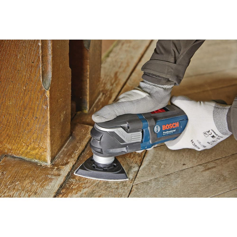 Bosch OSL350SPDK 11 pc. Starlock Oscillating Multi-Tool Delta Sanding Pad Kit 3-1/2 In. Set: Delta sanding pad + 10 sheets