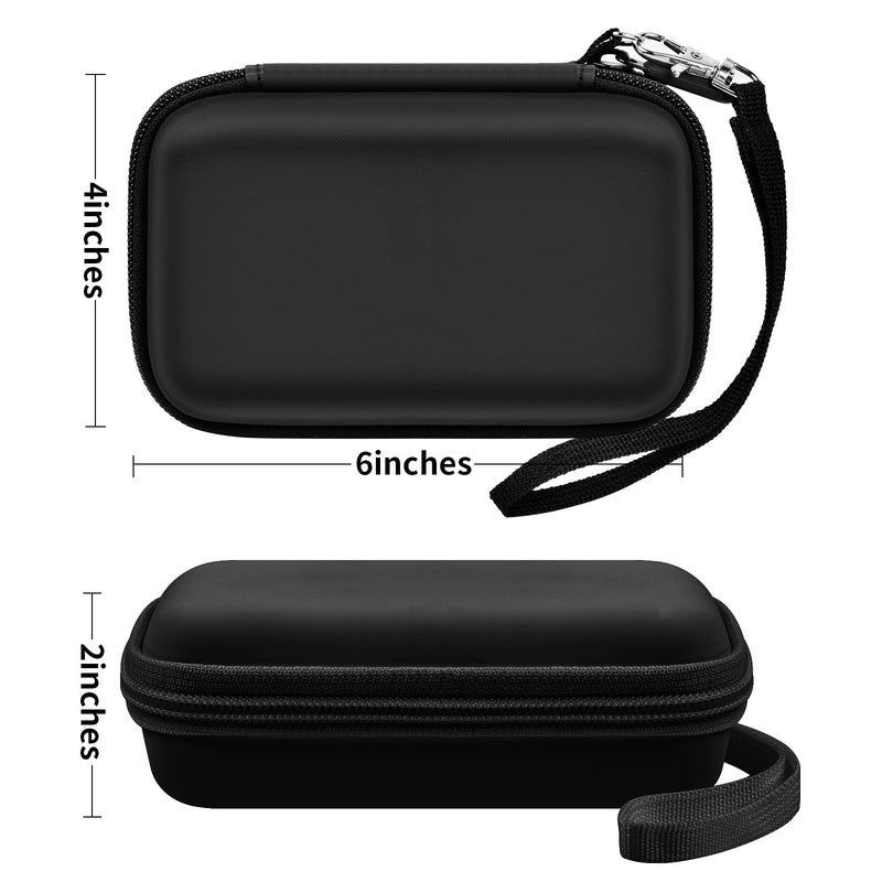 Travel Case for UCOMX for Nano/for Iseyyox/for LISEN/for RTOPS 3 in 1 Wireless Charger, Foldable Magnetic Charging Station Storage Holder Bag for Fast Charge Pad Cable and Adapter -Box Only (Black) Black