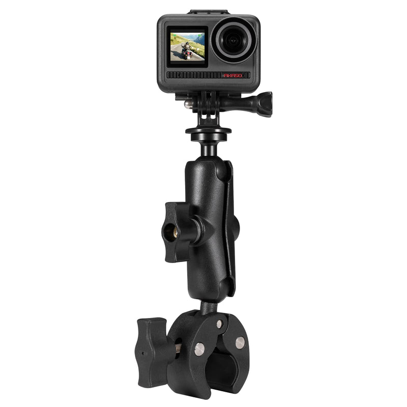 AKASO Action Camera Motorcycle Kit Compatible EK7000/EK7000 Pro/Brave 4/Brave 4 pro/Brave 7 LE/Brave 7/Brave 8/V50X/V50 Pro/V50 Elite/GoPro Hero 12 11 10 9 8/DJI/Apexcam Action Camera