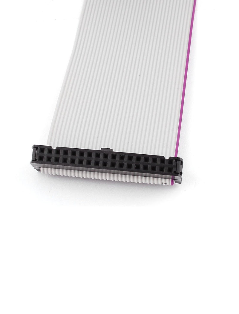 uxcell 2 Pieces FC34P IDC Socket Extension Flat Ribbon Cable, 34Pin 30 cm Length