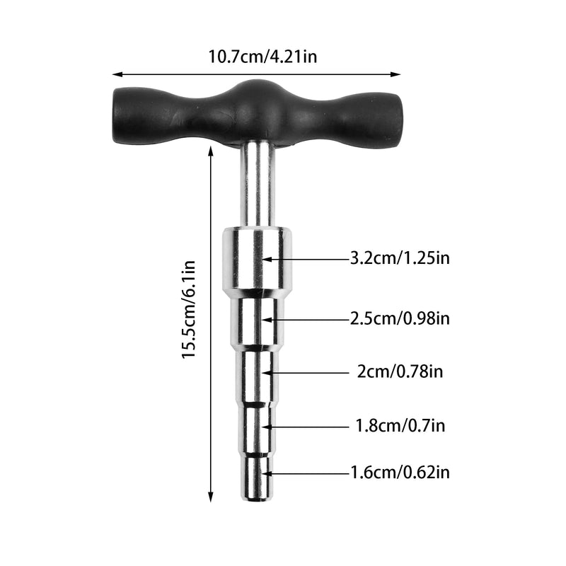 Pipe calibrator, deburrer metal pipe (16, 18, 20, 25, 32 mm), multi-layer composite pipe calibrator, calibrator composite pipe calibration mandrel for copper pipes, aluminum plastic pipes, heating pipe