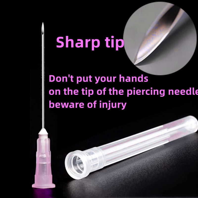 100Pack 10ml Plastic Syringe with 18Ga Disposable Measuring Tool, Individually Wrapped 100 Pack-10ml 18ga 100.0