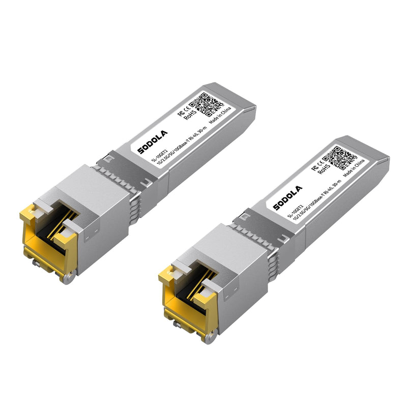 SODOLA SFP Module 2X10GBase-T RJ45s