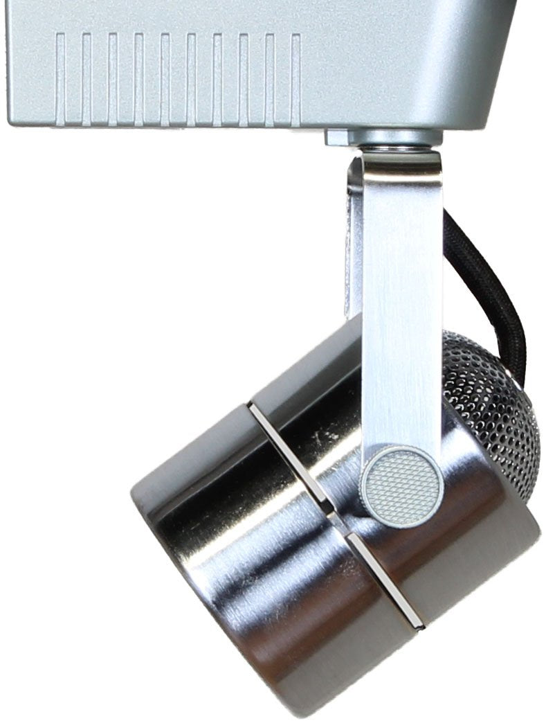 50010 Brushed Steel MR16 Cylinder Low Voltage Track Lighting Head