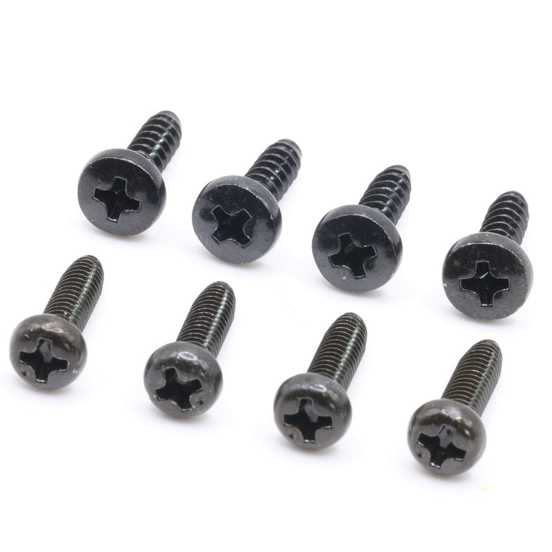 ReplacementScrews M4 14mm (M4XL14) TV Stand Screws Compatible with Many Samsung TVs - Both Machine and Self Tapping Sets Included - 8 TV Legs/Base/Feet Screws